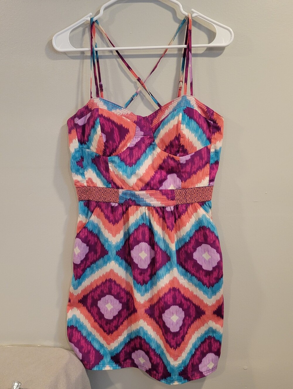 American Eagle Colorful Mini Dress Size 10